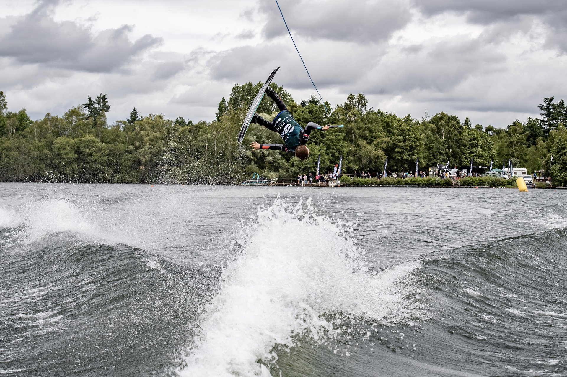 Charlie Lloyd at the 2022 Malibu Boats UK Wakeboard And Wakesurf Nationals